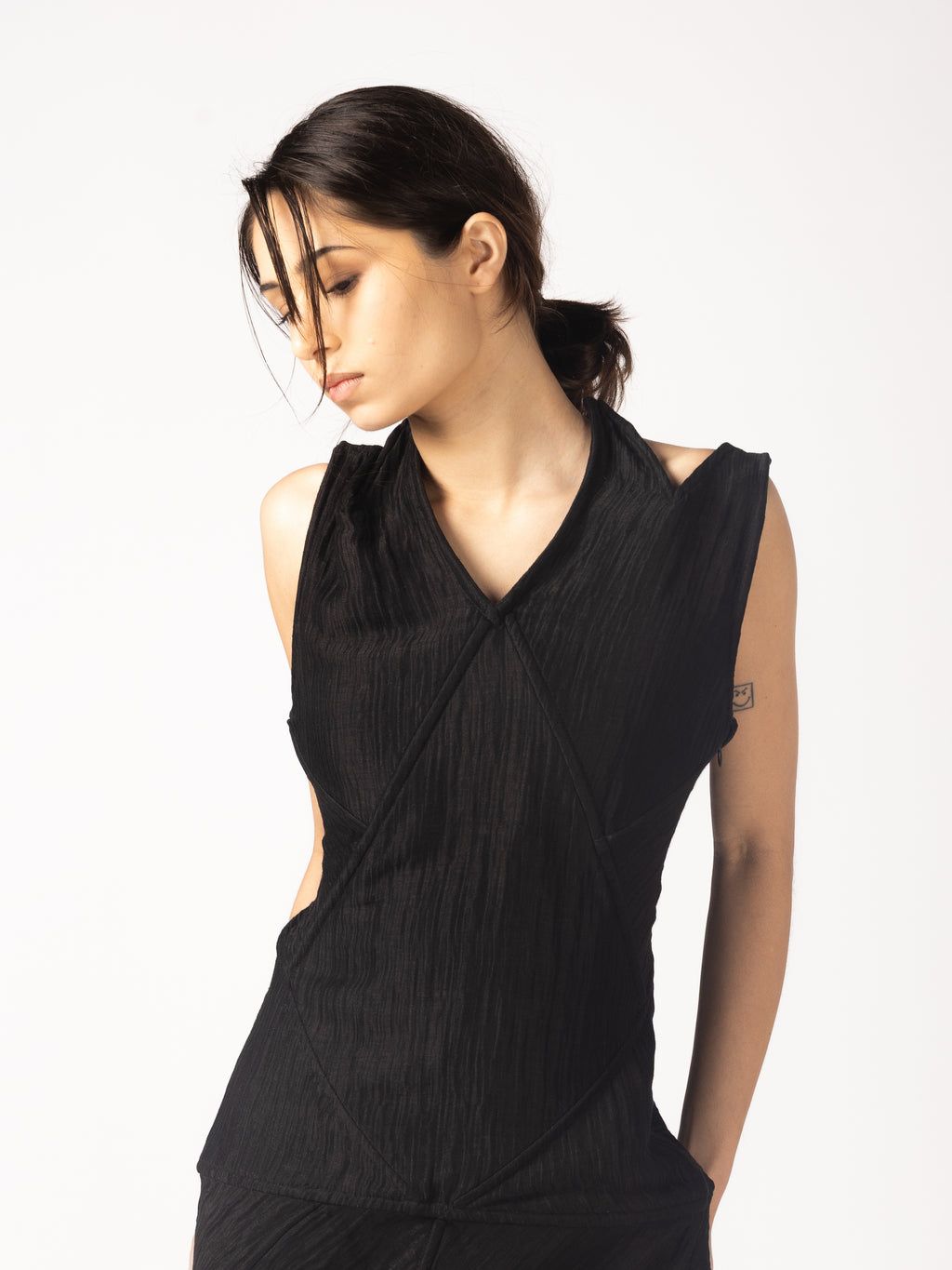 Structured Large Panel Dress