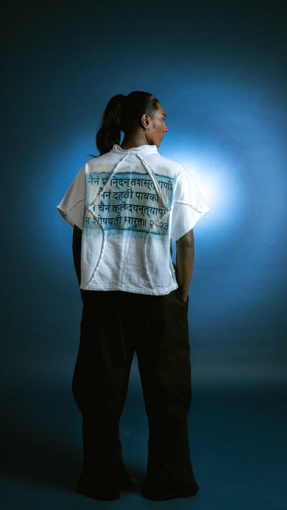 White उल्टा-सीधा T-Shirt