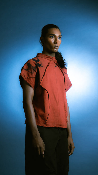 Red उल्टा-सीधा T-Shirt